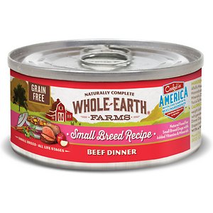 Whole Earth Farms Grain-Free Small Breed Beef Dinner Grain-Free Canned Dog Food