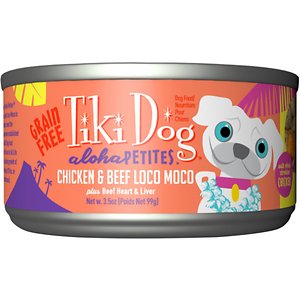 Image of Tiki Dog Aloha Petites Chicken & Beef Loco Moco Grain-Free Dog Food
