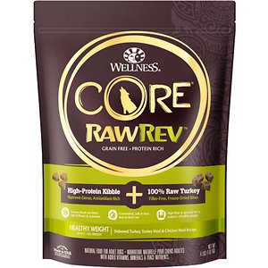 Wellness CORE RawRev Grain-Free Healthy Weight Recipe with Freeze Dried Turkey Dry Dog Food