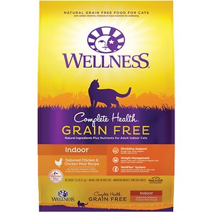 Wellness Complete Health Grain-Free Indoor Deboned Chicken Recipe Dry Cat Food