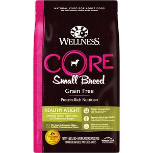 Wellness CORE Grain-Free Small Breed Healthy Weight Deboned Turkey Recipe Dry Dog Food