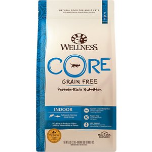 Wellness CORE Grain-Free Indoor Salmon & Herring Meal Recipe Dry Cat ...