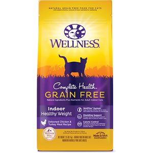 Image of Wellness Complete Health Grain-Free Indoor Healthy Weight Chicken Recipe Dry Cat Food