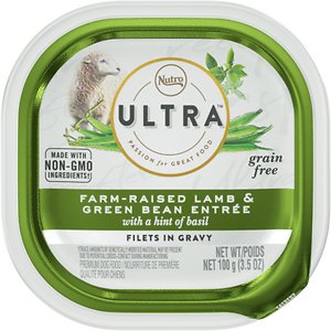 Image of Nutro Ultra Grain-Free Filets in Gravy Farm-Raised Lamb & Green Bean Entree Adult Wet Dog Food Trays