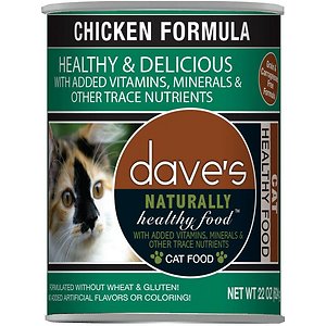 Dave's Pet Food Naturally Healthy Grain-Free Chicken Formula Canned Cat Food