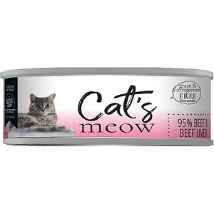 Dave's Pet Food Cat’s Meow 95% Beef & Beef Liver Canned Cat Food
