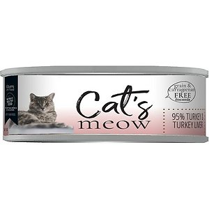 Dave's Pet Food Cat’s Meow 95% Turkey & Turkey Liver Canned Cat Food