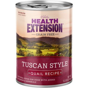 Image of Health Extension Grain-Free Tuscan Style Quail Recipe Canned Dog Food
