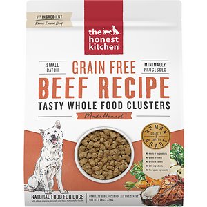 Image of The Honest Kitchen Grain-Free Beef Whole Food Clusters Dry Dog Food