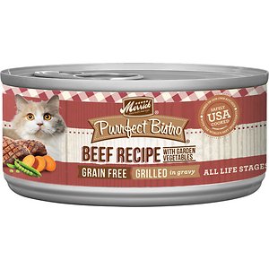 Merrick Purrfect Bistro Grilled Beef & Vegetables Recipe Grain-Free Canned Cat Food