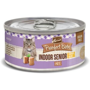 Merrick Purrfect Bistro Indoor Senior Pate Grain-Free Canned Cat Food