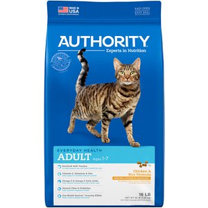 Authority Chicken & Rice Formula Adult Dry Cat Food