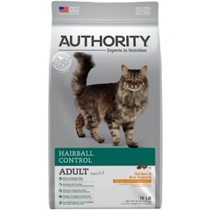 Authority Hairball Control Chicken & Rice Formula Adult Dry Cat Food