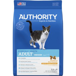 Authority Indoor Chicken & Rice Formula Adult Dry Cat Food
