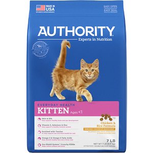 Authority Chicken & Rice Formula Kitten Dry Cat Food
