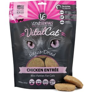 Image of Vital Essentials Chicken Mini Patties Grain Free Limited Ingredient Freeze-Dried Cat Food