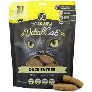Image of Vital Essentials Duck Mini Patties Grain Free Limited Ingredient Freeze-Dried Cat Food