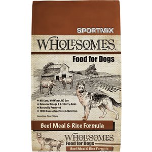 SPORTMiX Wholesomes Beef Meal & Rice Formula Dry Dog Food