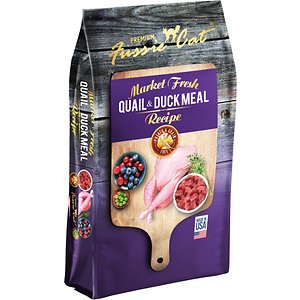 Fussie Cat Market Fresh Quail & Duck Meal Recipe Grain-Free Dry Cat Food