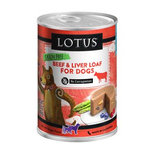 Image of Lotus Grain-Free Beef Loaf Canned Dog Food