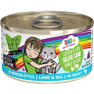 Image of BFF OMG Selfie Cam! Chicken & Lamb Dinner in Gravy Grain-Free Canned Cat Food