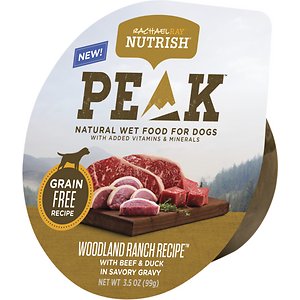 Rachael Ray Nutrish PEAK Natural Grain-Free Woodland Ranch Recipe with Beef & Duck Wet Dog Food