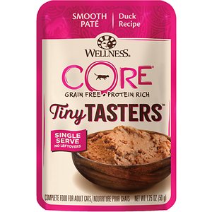 Wellness CORE Tiny Tasters Duck Pate Grain-Free Cat Food Pouches