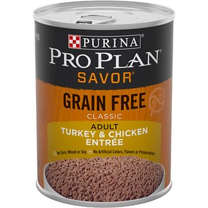 Image of Purina Pro Plan Savor Classic Turkey & Chicken Entree Grain-Free Canned Dog Food