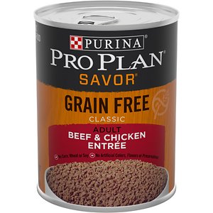 Image of Purina Pro Plan Savor Classic Beef & Chicken Entree Grain-Free Canned Dog Food