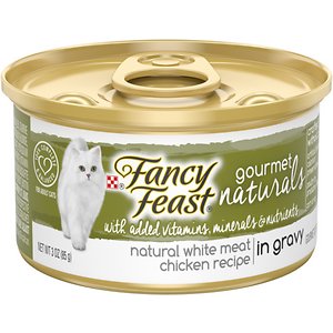 Fancy Feast Gourmet Naturals White Meat Chicken Recipe in Gravy Canned Cat Food