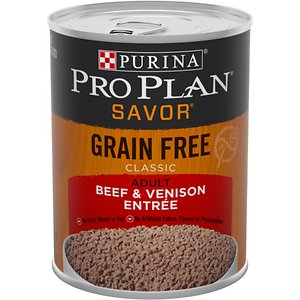 Purina Pro Plan Savor Classic Beef & Venison Entree Grain-Free Canned Dog Food