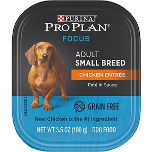 Image of Purina Pro Plan Focus Small Breed Chicken Entree Grain-Free Wet Dog Food