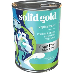Image of Solid Gold Leaping Waters Chicken & Salmon Recipe with Vegetable Recipe Grain-Free Small & Medium Breed Canned Dog Food