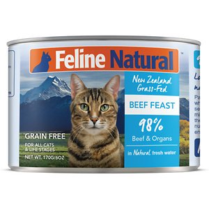 Image of Feline Natural Beef Feast Grain-Free Canned Cat Food