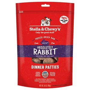 Stella & Chewy's Absolutely Rabbit Dinner Patties Freeze-Dried Raw Dog Food