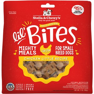 Stella & Chewy's Lil' Bites Chicken Little Recipe Small Breed Freeze-Dried Raw Dog Food
