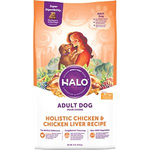 Halo Holistic Chicken & Chicken Liver Adult Dry Dog Food