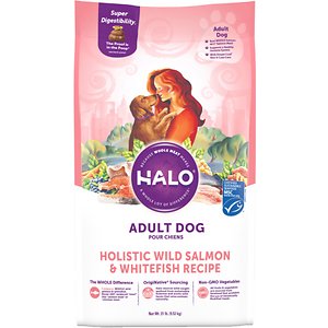 Image of Halo Holistic Wild Salmon & Whitefish Adult Dry Dog Food