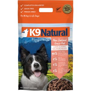 K9 Natural Lamb & King Salmon Grain-Free Freeze-Dried Dog Food