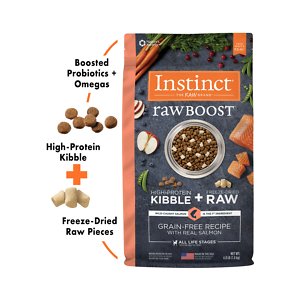 Instinct Raw Boost Grain-Free Recipe with Real Salmon & Freeze-Dried Raw Pieces Dry Dog Food