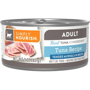 Simply Nourish Essentials Tuna Recipe Adult Chunks in Gravy Canned Cat Food