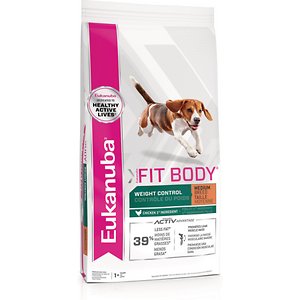 Eukanuba Fit Body Weight Control Chicken Formula Medium Breed Dry Dog Food