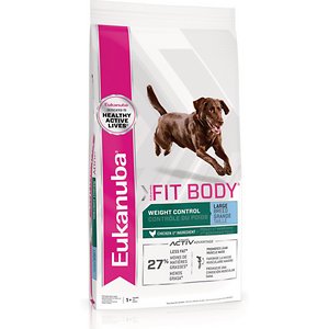 Eukanuba Fit Body Weight Control Chicken Formula Large Breed Dry Dog Food