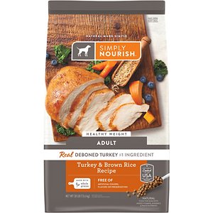 Simply Nourish Healthy Weight Turkey & Brown Rice Recipe Adult Dry Dog Food