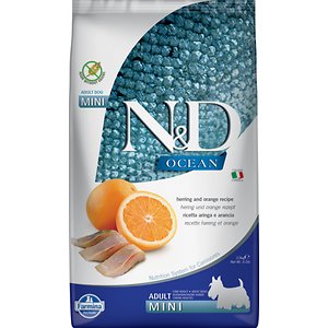 Farmina Natural & Delicious Wild Herring Grain-Free Mini Breed Formula Dry Dog Food