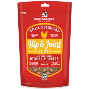 Image of Stella & Chewy's Stella's Solutions Hip & Joint Boost Freeze-Dried Raw Cage-Free Chicken Dinner Morsels Dog Food