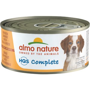 Almo Nature HQS Complete Chicken Dinner with Cheese & Egg Canned Dog Food