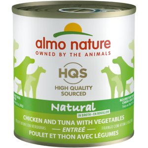 Almo Nature HQS Natural Chicken & Tuna with Vegetables Canned Dog Food