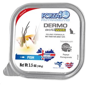 Forza10 Nutraceutic ActiWet Dermo Support Icelandic Fish Recipe Canned Cat Food