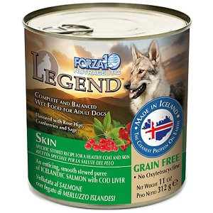 Forza10 Nutraceutic Legend Skin Icelandic Fish Recipe Grain-Free Canned Dog Food
